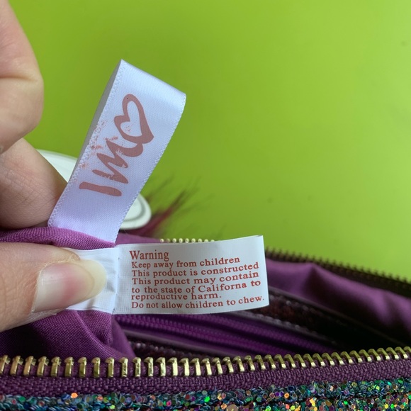 IMoshion Vegan Purple Sparkle Purse - BNWT - Picture 5 of 6